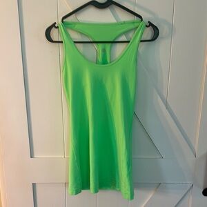 Lululemon Women’s Neon Green Racerback Tank Top, Size S